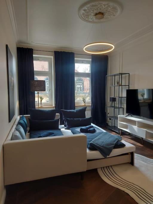לייפציג Vilipa-Apartments No.5 I Baumwollspinnerei I Kunstkraftwerk - 75M² I Balkon I Smart-Tv I Bad Mit Fussbodenheizung מראה חיצוני תמונה